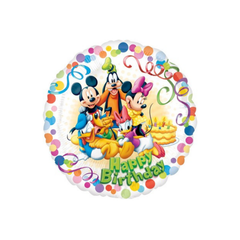 Pallone Foil Mickey and Friends Party 17"/ cm42 pz1