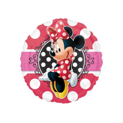 Minnie portré fóliás léggömb 17" - 42 cm db1