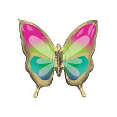 Supershape fóliás léggömb "Trópusi pillangó" cm76x71 db1