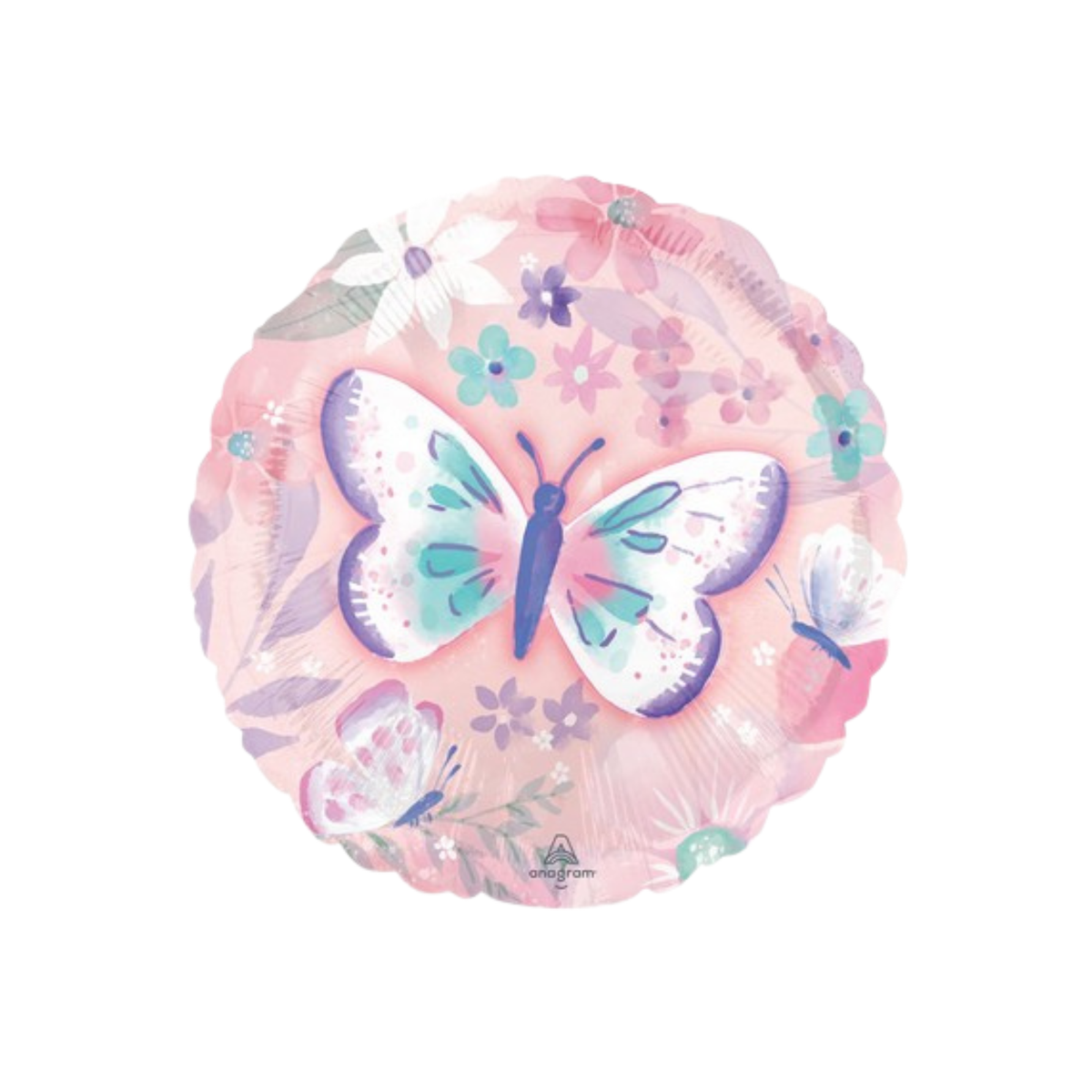 Flutter Butterfly fóliás léggömb 17"/42cm db1