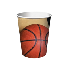 Bicchiere Carta Basket Fanatic ml266 8pz