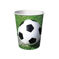 Bicchiere Carta Calcio Fanatic ml266 8pz