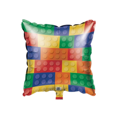 Palloncino Foil Block Party 18"/45cm pz1