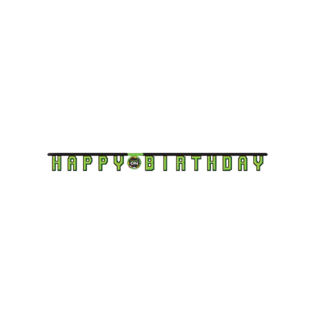 Festone "Happy Birthday" Videogame - Gaming Party 215x17cm