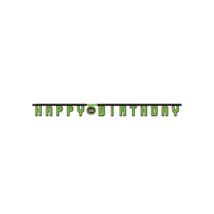 Festone "Happy Birthday" Videogame - Gaming Party 215x17cm