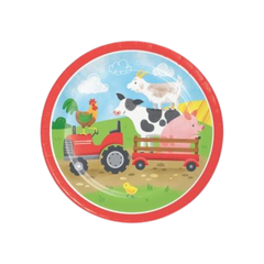 Piatto Carta Dessert Fattoria cm18 pz8