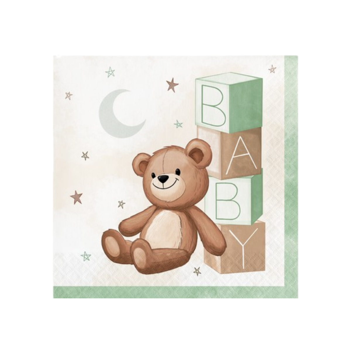 Teddy Bear szalvéta cm33x33 16db