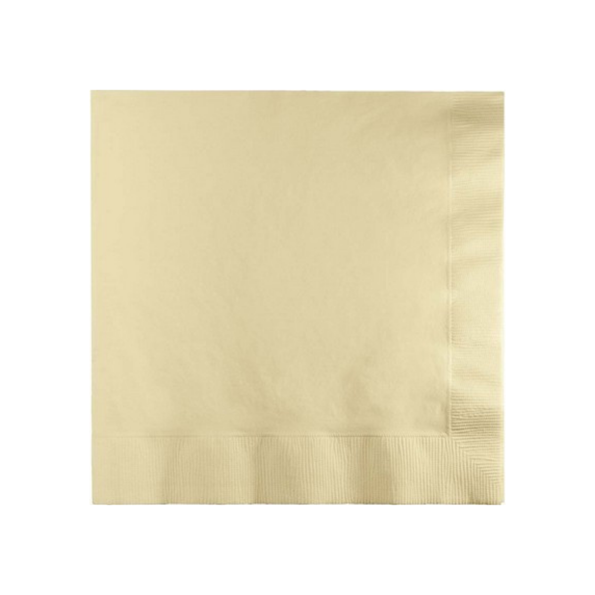 Tovagliolo Tinta unita Avorio cm33x33 50pz