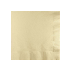 Tovagliolo Tinta unita Avorio cm33x33 50pz
