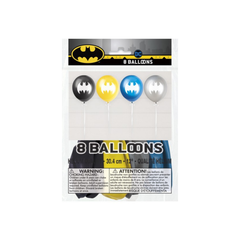 Palloncini Lattice Batman stampati su 2 lati  12” cm40  pz5