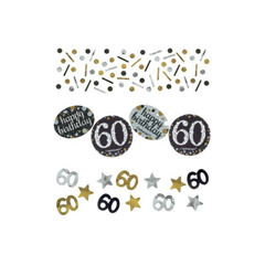 Confetti da tavola numero 60 , 14 gr multicolor pz1
