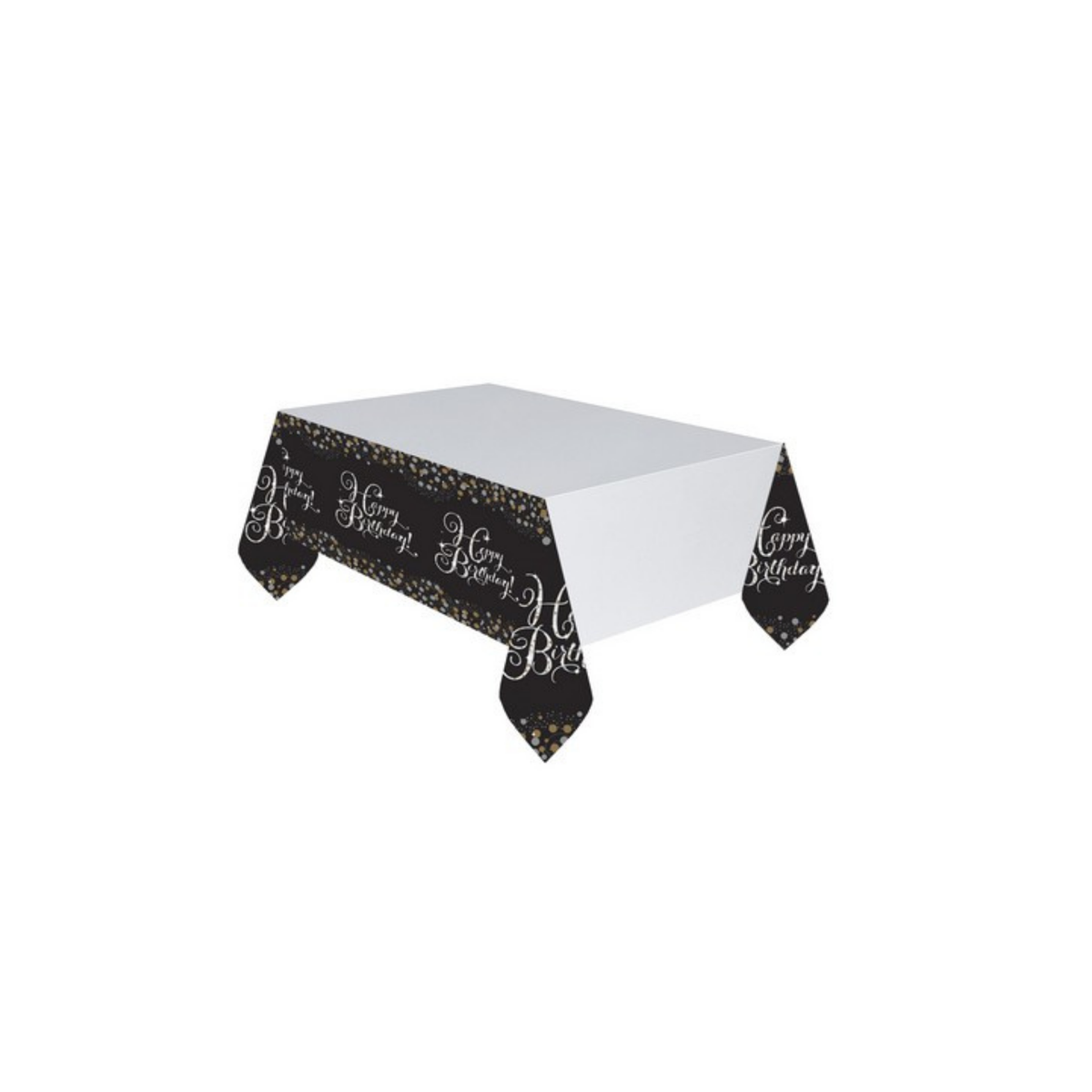 Plastic Tablecloth "Happy Birthday" Sparkling Celebrations cm 137x259 pcs1
