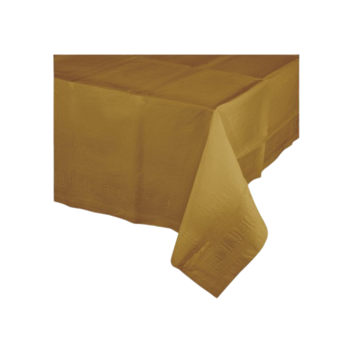 Tovaglia Plastica Tinta unita Oro cm 137x274 pz1