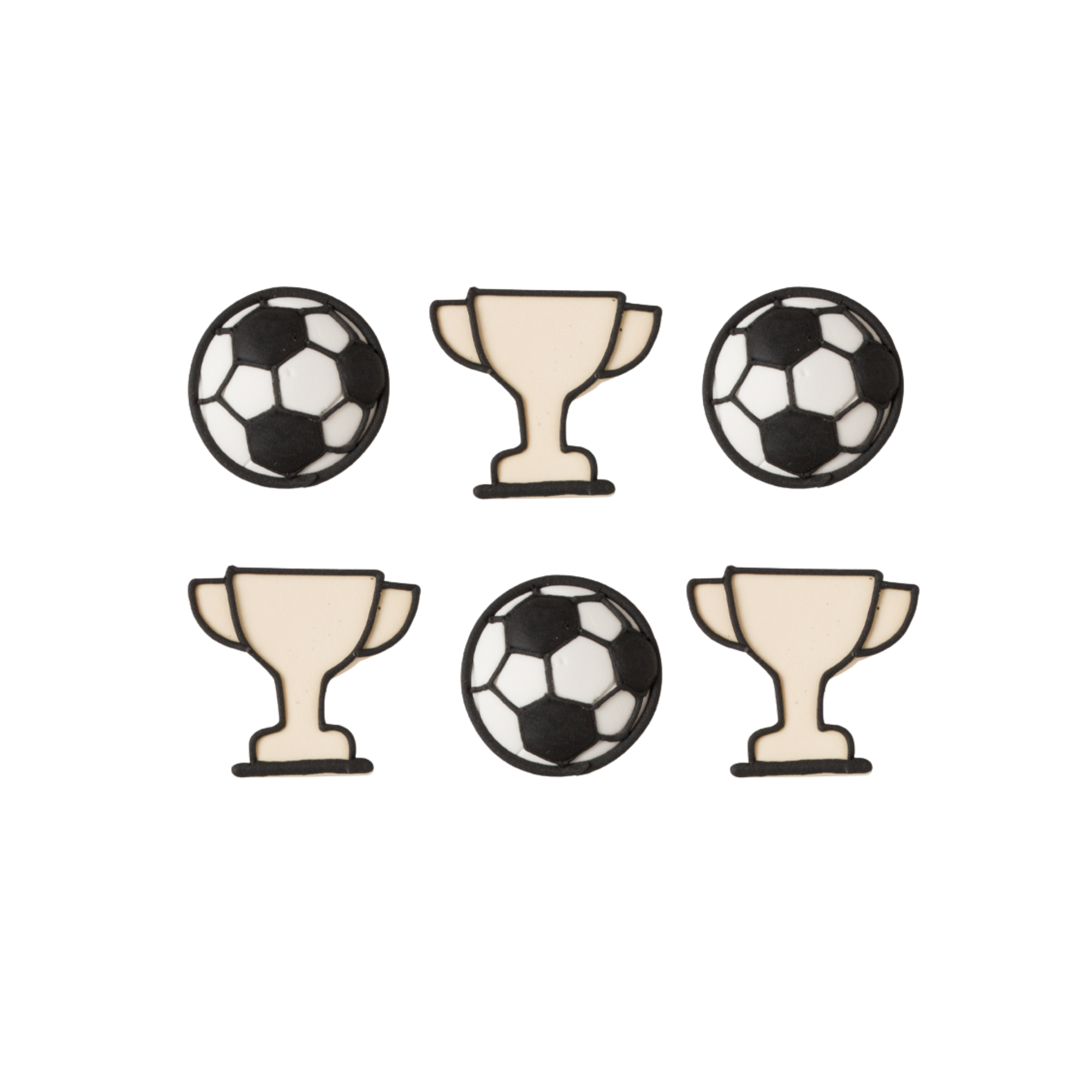 Decorazioni Zucchero Champions Decora kit da 6pz