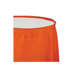 Gonna plastica Tinta unita Arancio cm74x420 pz1