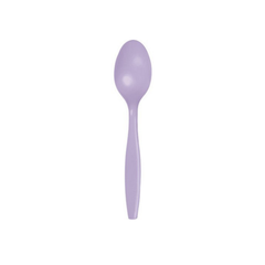 Műanyag kanál Sima Lila 15,5 cm db 24