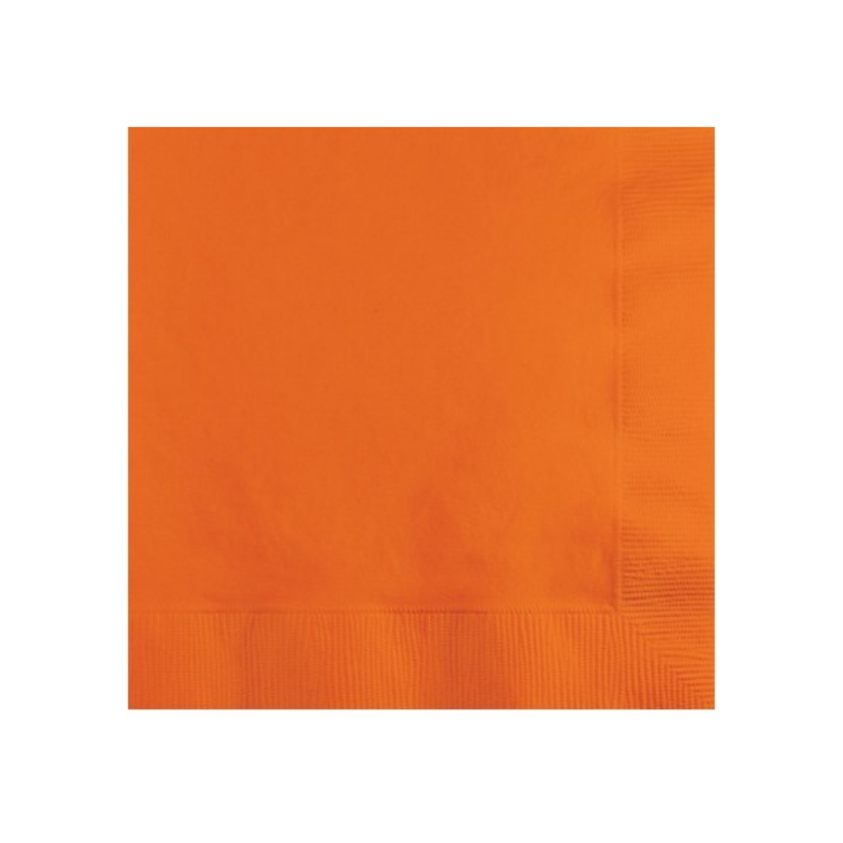 Tovagliolo Tinta unita Arancio cm33x33 20pz 2 veli