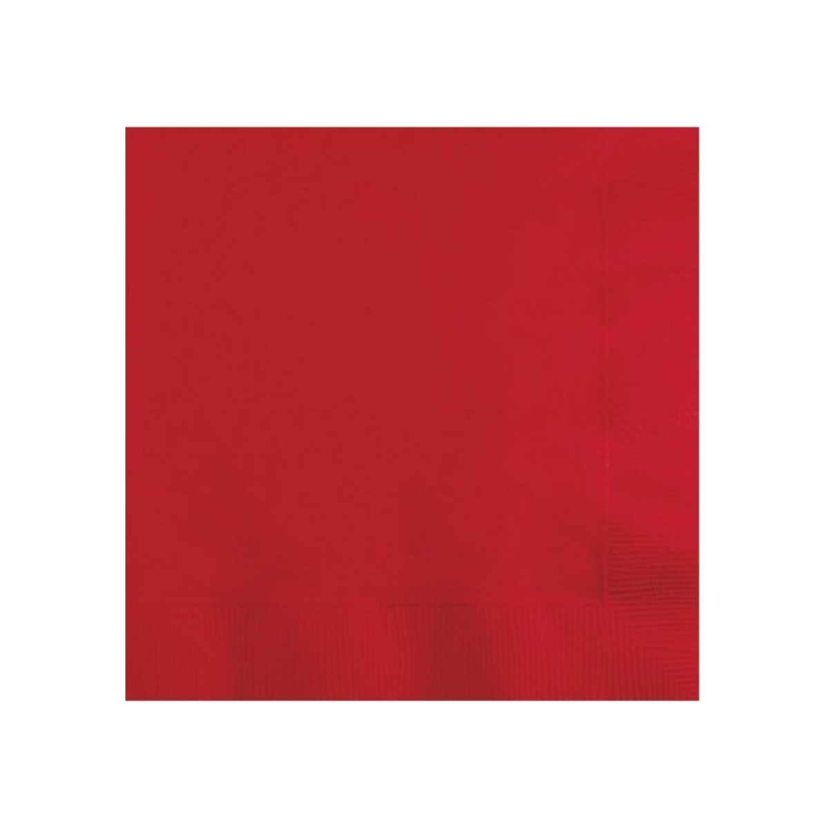 Tovagliolo Tinta unita Rosso  2 veli cm33x33 20pz