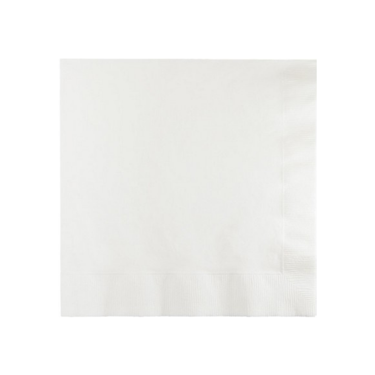 Tovagliolo Tinta unita Bianco 2 veli cm33x33 20pz