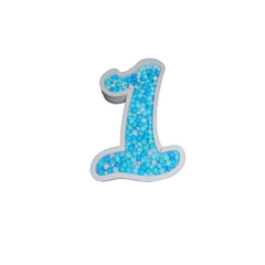 Portaconfetti  Polistirolo scritta "1" cm 34x23x5  pz1
