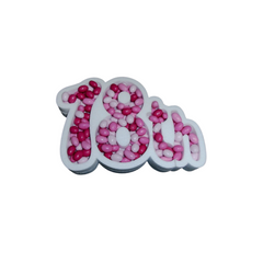Portaconfetti  Polistirolo scritta " 18Th" cm 38x24x5  pz1