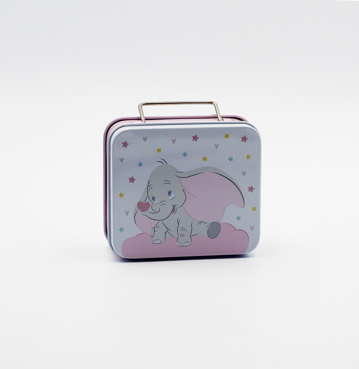 Disney Pink Dumbo Metal Suitcase cm8x7x3.8 pcs1