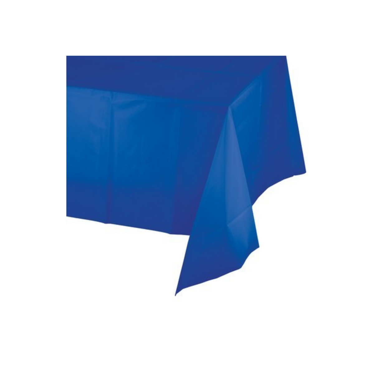 Plain Blue Plastic Tablecloth cm 137x274 pcs1