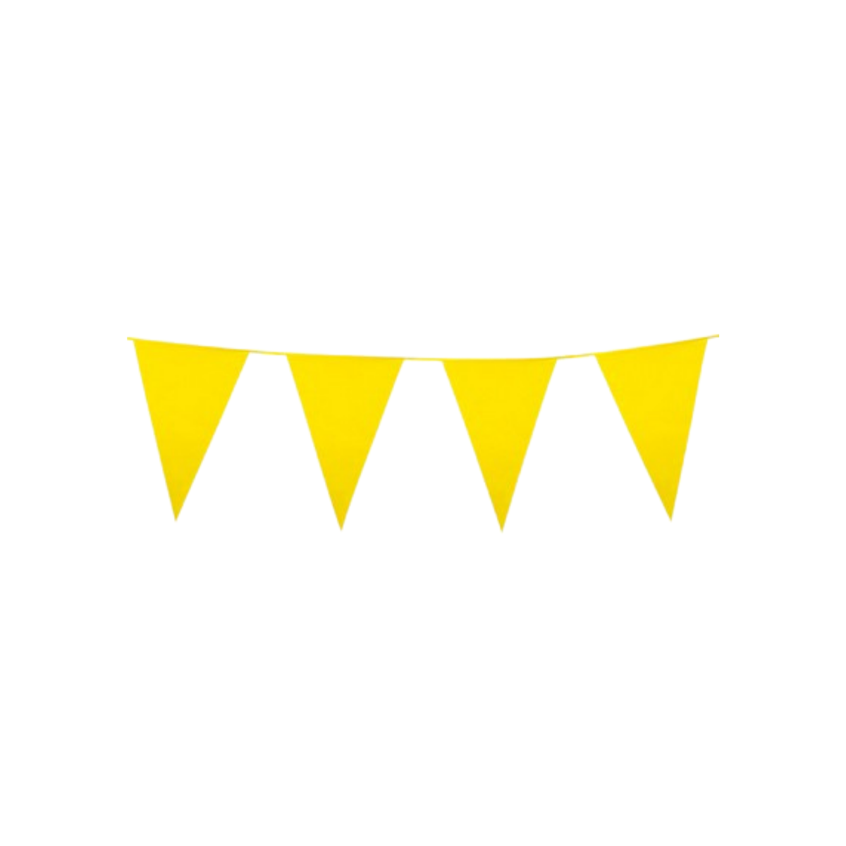 Bandierine Plastica Giallo 10 metri pz1