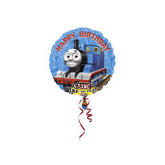 Palloncino Jumbo Foil Musicale "Thomas The Tank Engine" Happy Birthday 28”-71 cm