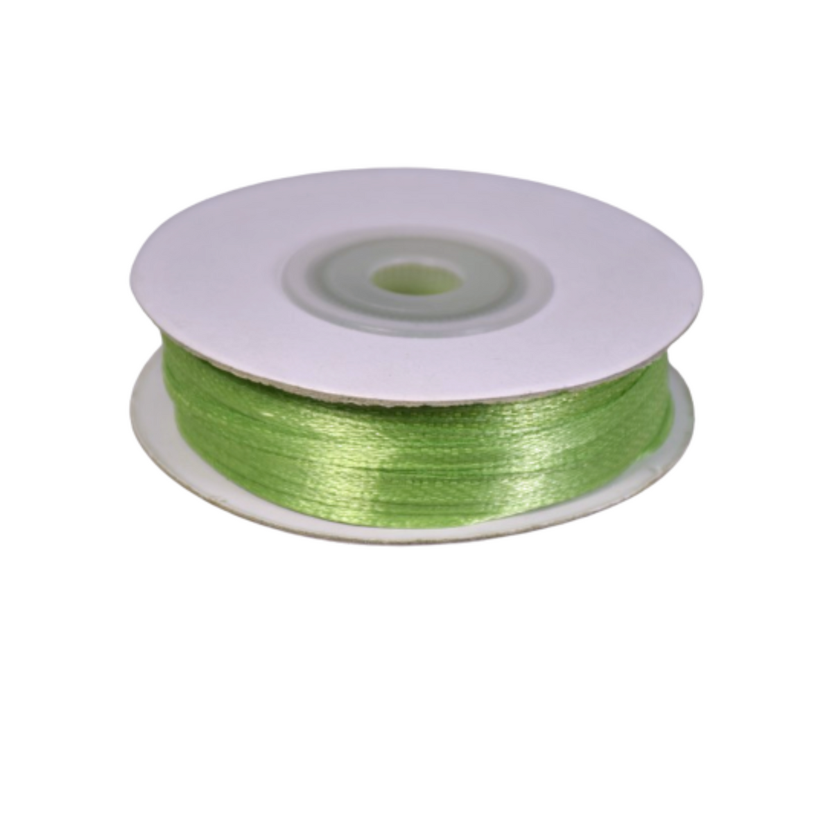 Nastro Doppio Raso Verde chiaro mm.3 Rotolo da mt.50 pz1 a cf.