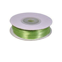 Nastro Doppio Raso Verde chiaro mm.3 Rotolo da mt.50 pz1 a cf.