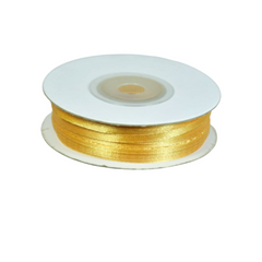 Nastro Doppio Raso Giallo mm.3 Rotolo da mt.50 pz1 a cf.