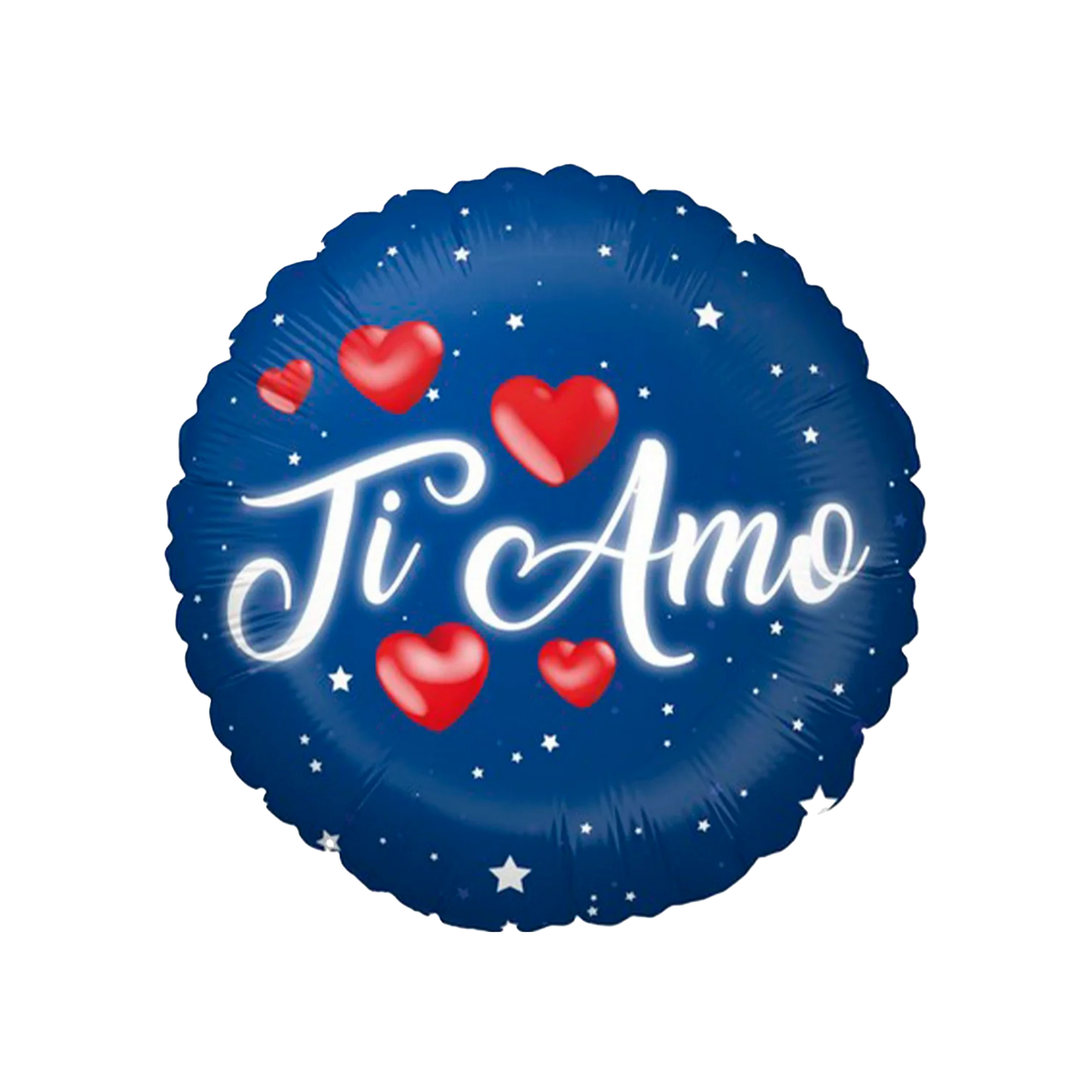Palloncino Foil Ti amo Blu con stelle 17"/cm42 pz1