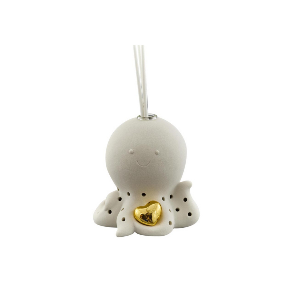 Bomboniera Diffusore Led Polipo Cuore Oro Cm10X9X9 Pz1 a cf.