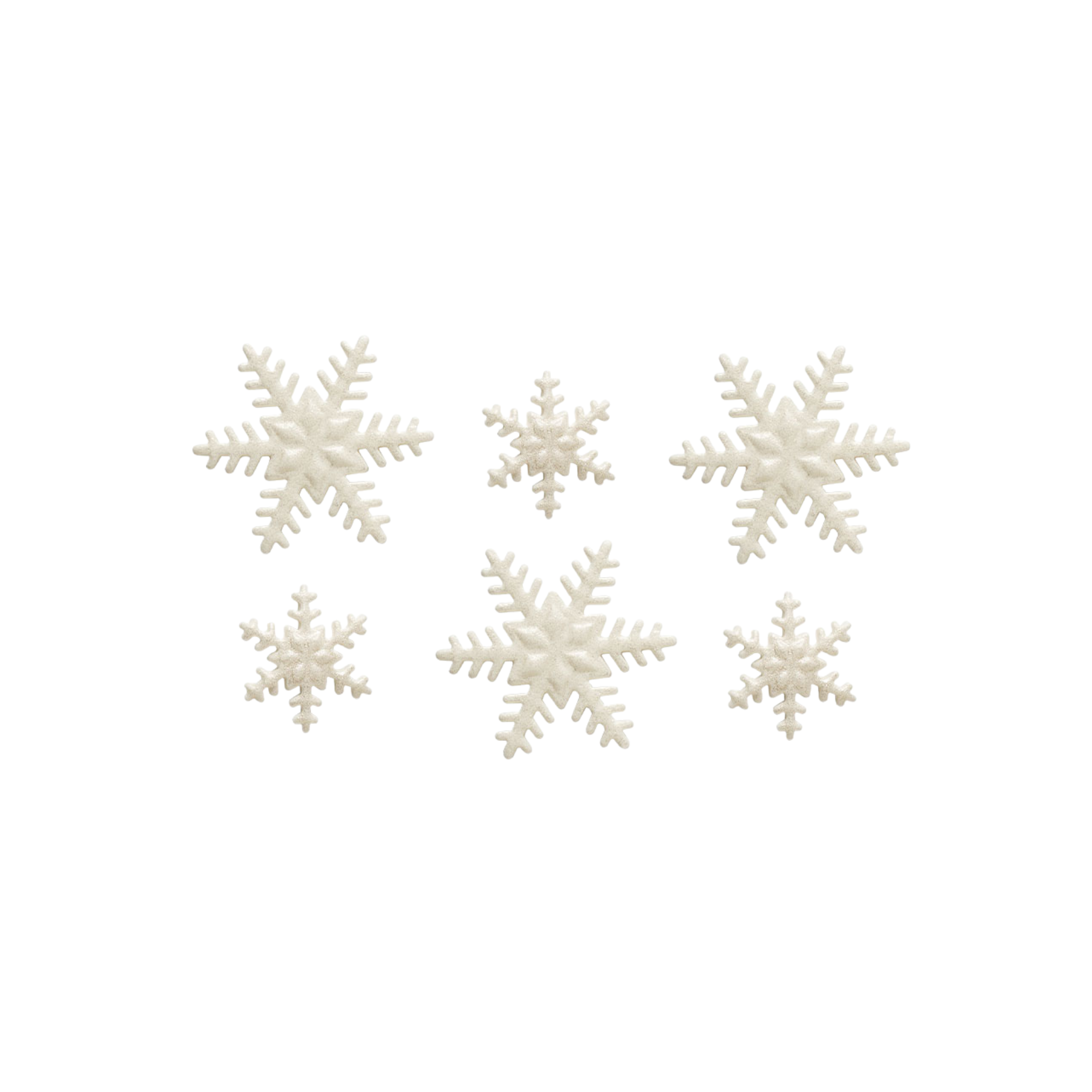 Decorazioni Zucchero Cristalli di Neve Decora kit da 9pz