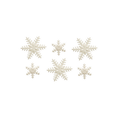 Decorazioni Zucchero Cristalli di Neve Decora kit da 9pz