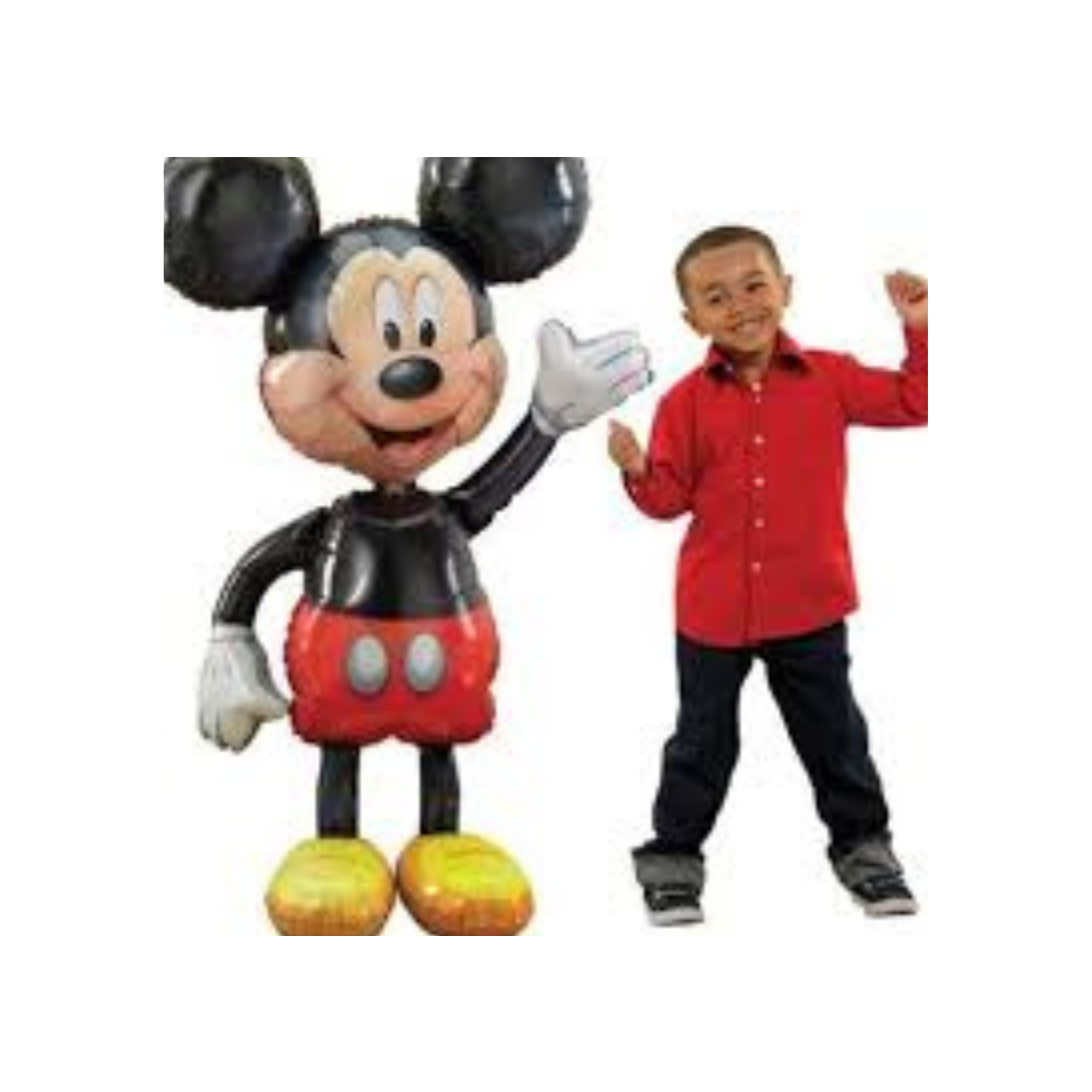 Pallone Foil AirWalker "Mickey Mouse", 52" cm132 Pz1 a cf: