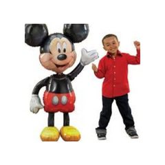 Pallone Foil AirWalker "Mickey Mouse", 52" cm132 Pz1 a cf: