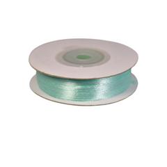 Nastro Doppio Raso Verde Tiffany mm.3 Rotolo da mt.50 pz1 a cf.