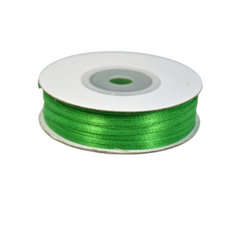 Nastro Doppio Raso Verde Smeraldo mm.3 Rotolo da mt.50 pz1 a cf.