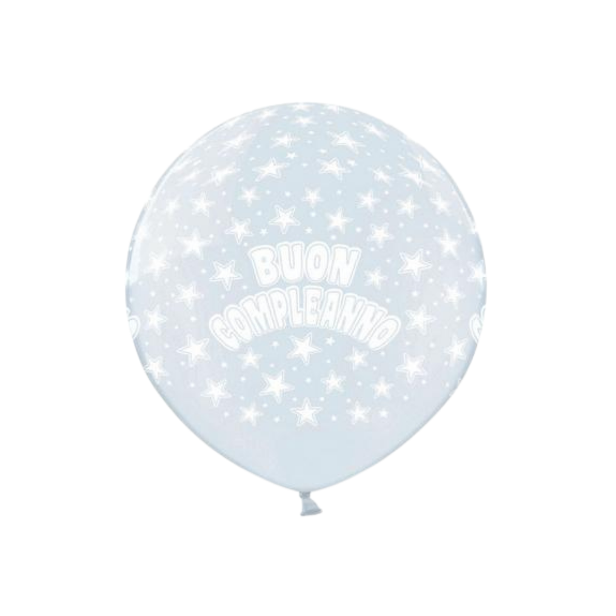Palloncini in Lattice "Buon compleanno" Trasparente 24" cm60 pz2