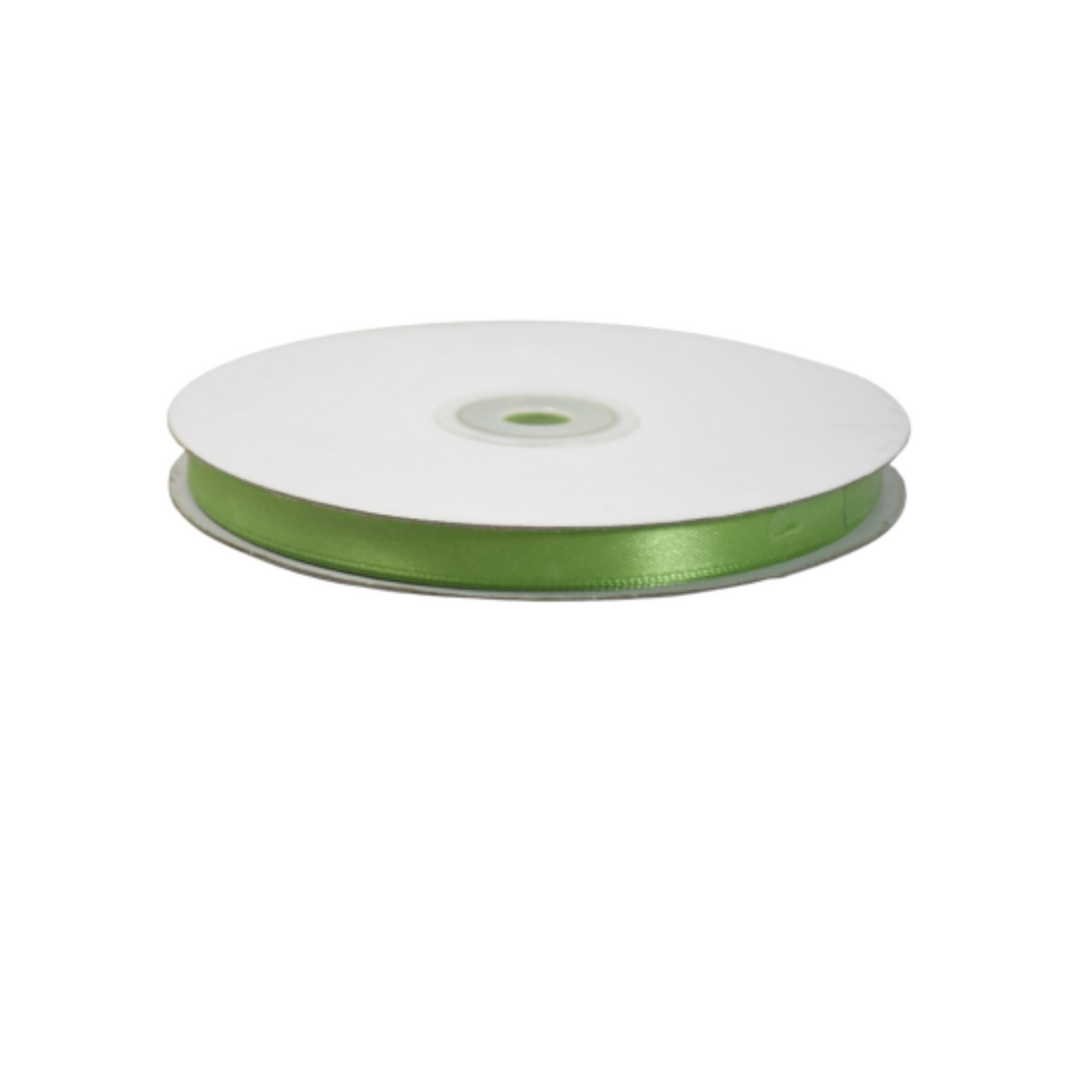 Nastro Doppio Raso Verde chiaro mm.10 Rotolo da mt.50 pz1 a cf.