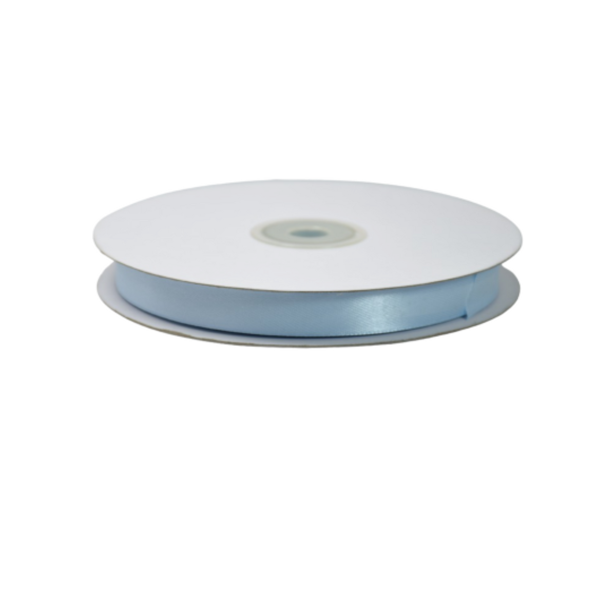 Nastro Doppio Raso Celeste  mm.15 Rotolo da mt.50 pz1 a cf.