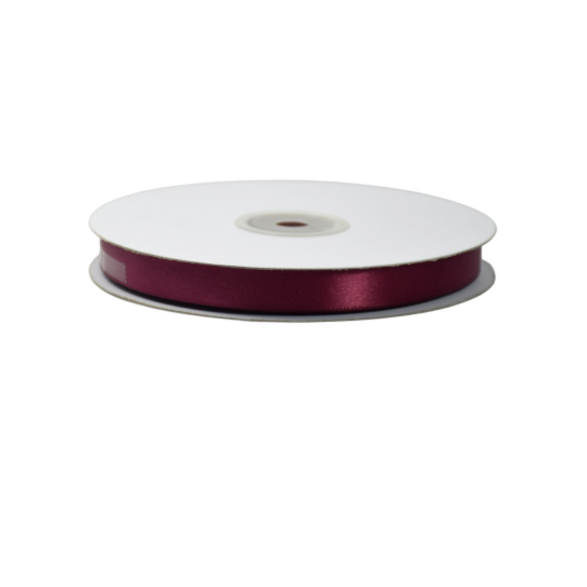Nastro Doppio Raso Bordeaux mm.15 Rotolo da mt.50 pz1 a cf.