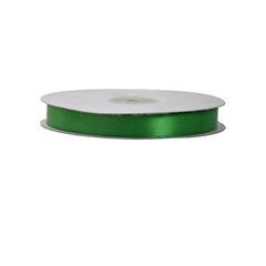Nastro Doppio Raso Verde Smeraldo mm.15 Rotolo da mt.50 pz1 a cf.