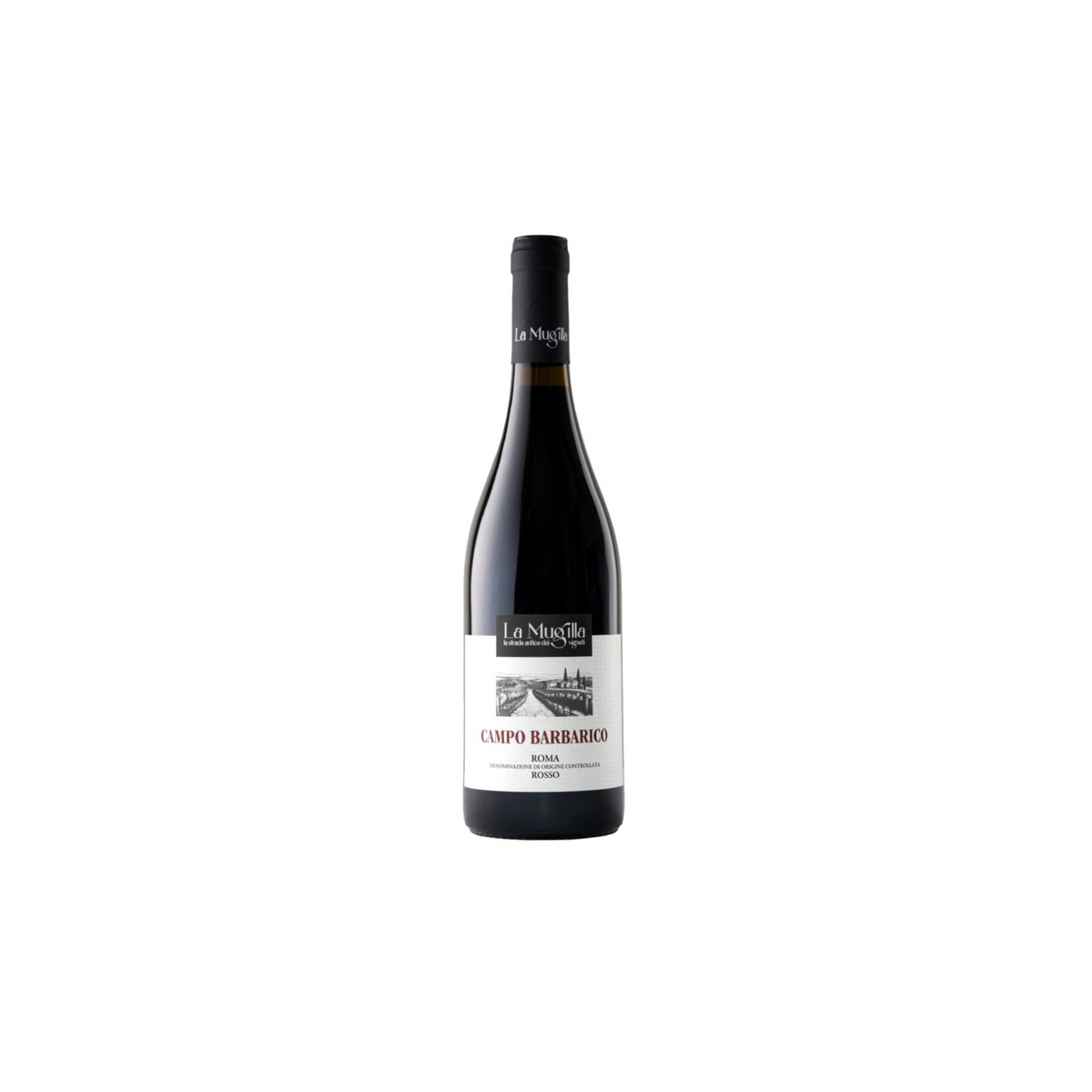 Vino Rosso "Campo Barbarico" La Mugilla Roma DOC Rosso 2022  Ml750