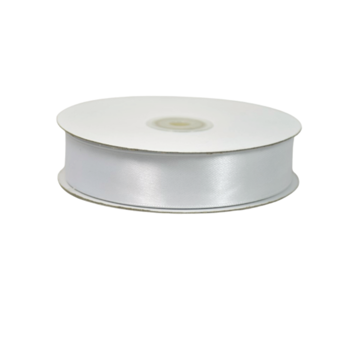 Nastro Doppio Raso Bianco mm 25 Rotolo da mt.50 pz1 a cf.