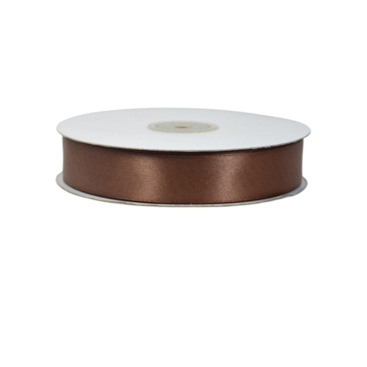 Nastro Doppio Raso Marrone mm.25 Rotolo da mt.50 pz1 a cf.