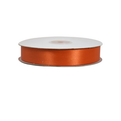 Nastro Doppio Raso Arancione mm.25 Rotolo da mt.50 pz1 a cf.