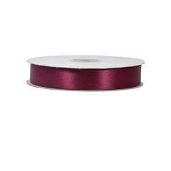 Nastro Doppio Raso Bordeaux mm.25 Rotolo da mt.50 pz1 a cf.